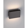 Prostokątna lampa ścienna LORANCA LE45565 LED 10W 3000K srebrna