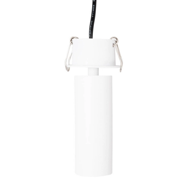 Lampa wpustowa tubka HALO H0124 Maxlight LED 7W 3000K sypialniana biały czarny