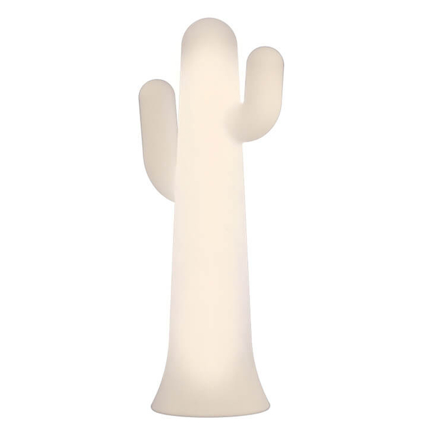 Podłogowa lampa ogrodowa Pancho LUMPC140OFNW 18W 6000K IP65 kaktus biała
