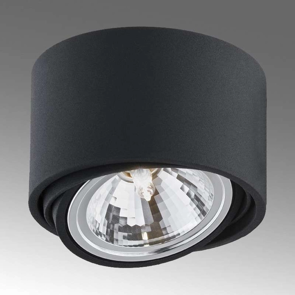 Natynkowa lampa sufitowa LUMOS 1 70254402 Kaspa spot metalowy czarny