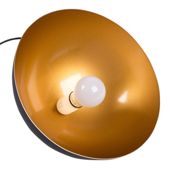 Wisząca lampa loftowa Round CHFB-E27 metalowa nad wyspę do kuchni czarna
