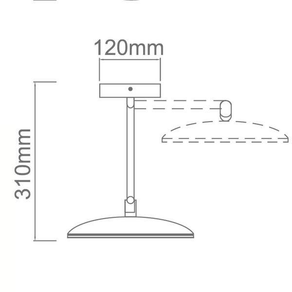 Kinkiet lustro powiększające Belli OR81459 LED 6W 3000K biały chrom
