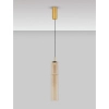 Wisząca lampa tuba SARTANO LE45166 LED 3W 3000K złota