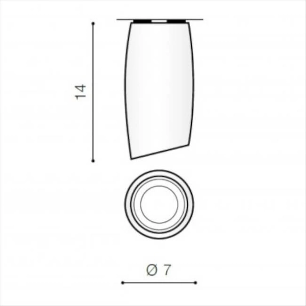 Lampa sufitowa Vasko AZ1490 downlight do sypialni chrom