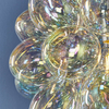 Wisząca lampa sypialniana Infinity 80123 Endon bańki chrom kolorowa
