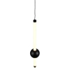 Podłużna lampa zwisająca Melita 331510132 LED 6W 2300-4000K czarny biały