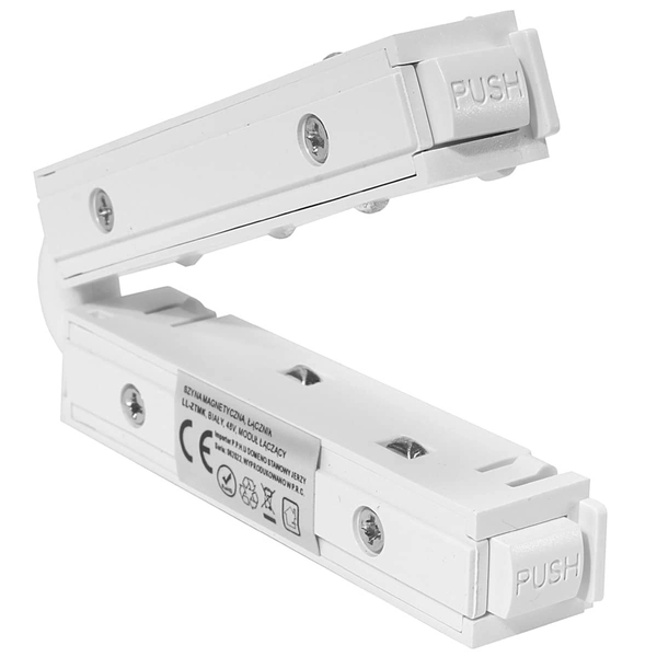 Łącznik prosty do szyn magnetycznych 835 Domeno LED biały