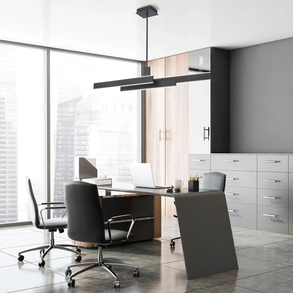 Lampa wisząca Cameno QN-CAMENO-LP-BK LED 74W 3000K belka czarny