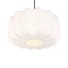 Salonowa lampa wisząca MADELINE R31971901 materiałowa czarny biały