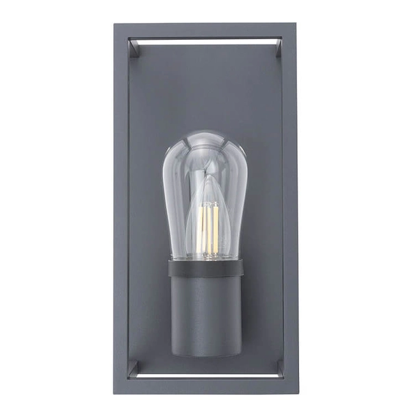 Kinkiet ogrodowy Margot 10504 IP54 prostokątny metalowy grafitowy
