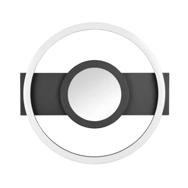 Nowoczesny plafon do salonu Wheeler R64801132 LED 16W 3000K czarny