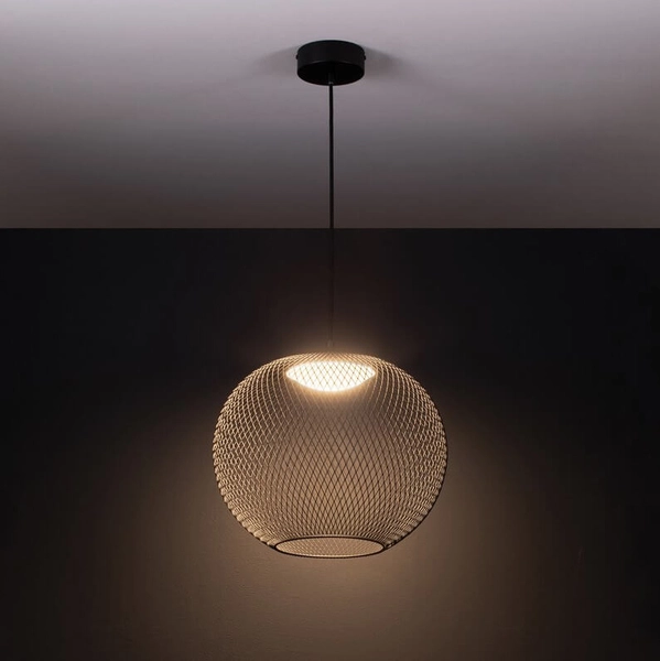 Jadalniana zwieszająca lampa RITA LE44252 LED 19W 3000K klatka czarna