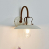 Retro lampa ścienna Romer 30276/01/38 metalowa hol beżowa brązowa