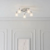 Wielopunktowa lampa sufitowa Boyer BOYER-5CH chrom przezroczysty