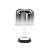 Lampa biurkowa Spirito MOD286TL-L18B3K LED 18W 3000K szklana czarna