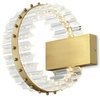 Lampa ścienna Saturnus MSE01040015 glamour crystal złota