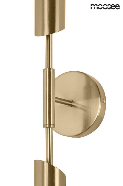 2-płomienna lampa ścienna Locca MSE010400225 złota