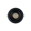 Łazienkowa lampa do zabudowy Foxtrot 8374 czarne oczko metalowe