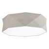 Geometryczny plafon ekologiczny Kantoor 6195 TK Lighting szara beżowa