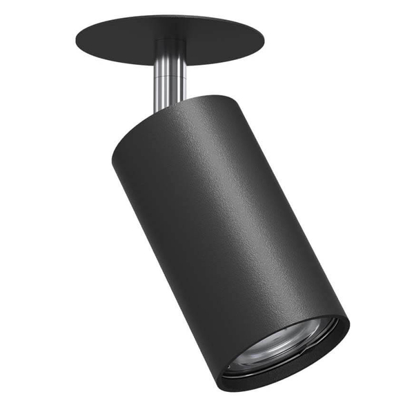Reflektor podtynkowy Ace 3254 BROSline tuba regulowany czarny