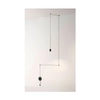 Lampa ścienna Flusso MSE1501100474 LED 2,5W 3000K z podwieszeniem czarna
