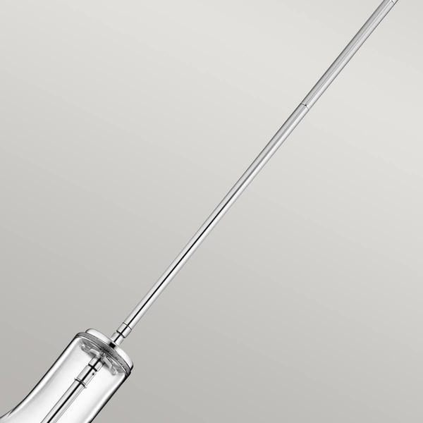 Salonowa lampa wisząca Everly KL-EVERLY-P-S-CH szklana chrom przezroczysty