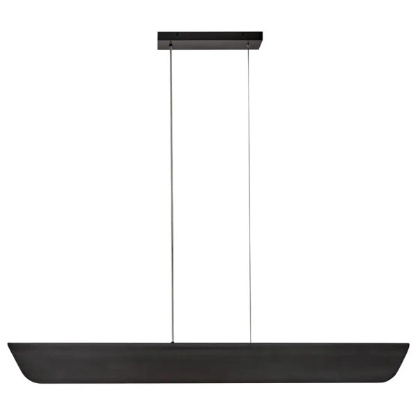 Ledowa wisząca lampa Arco HK-ARCO-LED-LP-117-BX LED 43W 3000K czarny