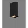 Elewacyjna lampa góra-dół BADIA czarna W0469 2xLED 24W 3000K IP65 ogrodowa