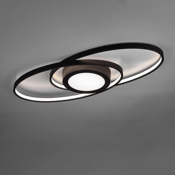 Plafoniera Galaxy R62991142 pierścienie LED 27W 3000K antracyt