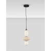 Lampa wisząca skandynawska CASURNO LE45221 LED 18W 3000K beżowa biała