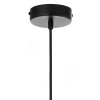 Lampa wisząca LEAF miedziana czarna 1xE27 kompozyt do salonu 41919