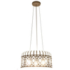 LAMPA wisząca ALESSANDRA 2163 Rabalux ażurowa OPRAWA metalowy zwis vintage biały