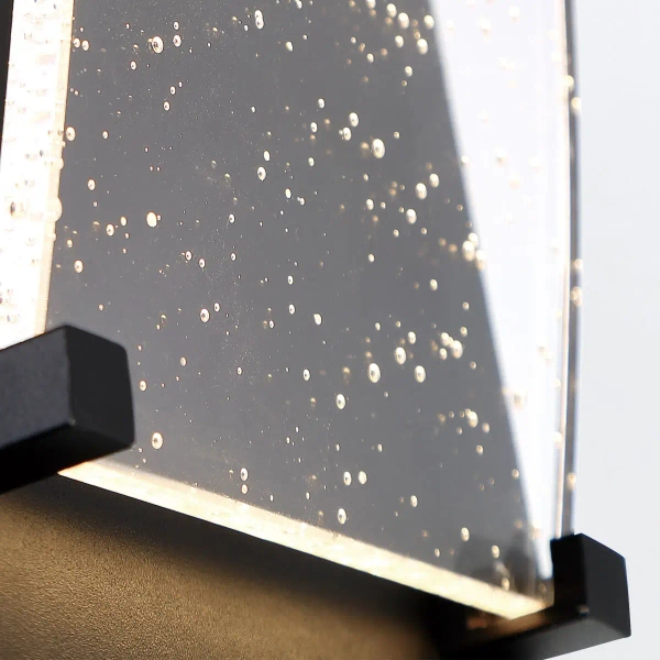 Elewacyjna lampa ścienna Kabo QN-KABO-M-BK LED 10W 3000K IP44 czarny