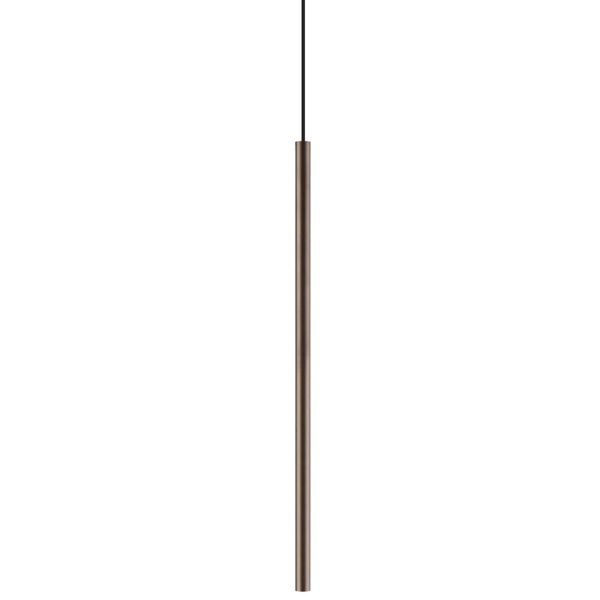 Sypialniana lampa wisząca Laser 10447 Nowodvorski metalowa nad łóżko brązowa