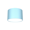 Okrągła lampa sufitowa Dixie metalowy downlight niebieski