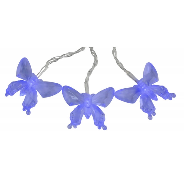 Solarna dekoracja motylki 4,6m 33706-10 Globo 10 LED RGB 0,06W multikolor