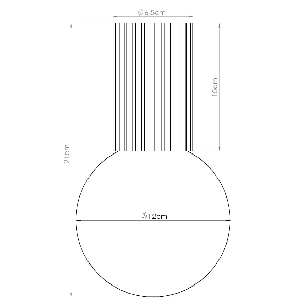 Łazienkowa lampa sufitowa HALO SL.1718 kulista IP44 biała kaszmirowa
