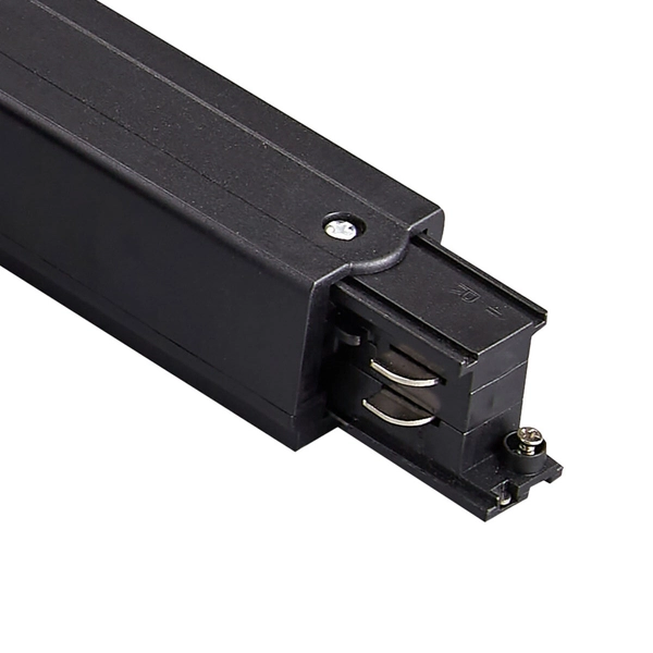 Prosty łącznik 3-fazowy do szynoprzewodów 327833 czarny