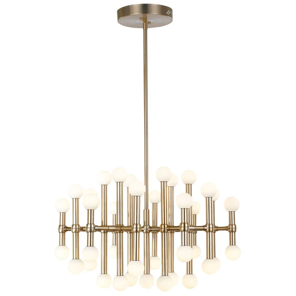 Wisząca LAMPA industrialna GIOVANNA MX16009008-37A B Italux loftowa OPRAWA metalowy ZWIS LED 94,2W 3000K pręty brąz