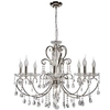 Wisząca lampa glamour AURORA 38-97579 pałacowy zwis z kryształkami chrom