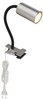 Biurkowa lampa Robby 57911K element mocujący nikiel matowy