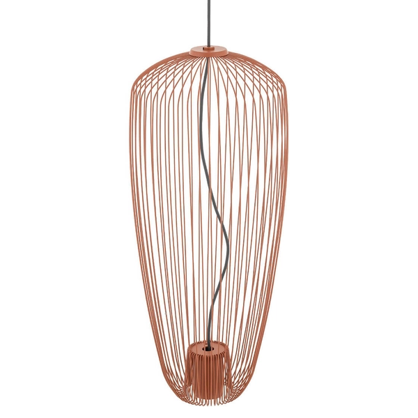 Druciana lampa wisząca nad stół PUMPKIN 11496 pomarańczowy