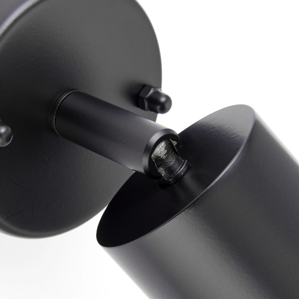 Lampa ścienna Palin 75436 Saxby regulowana do łazienki IP44 czarna