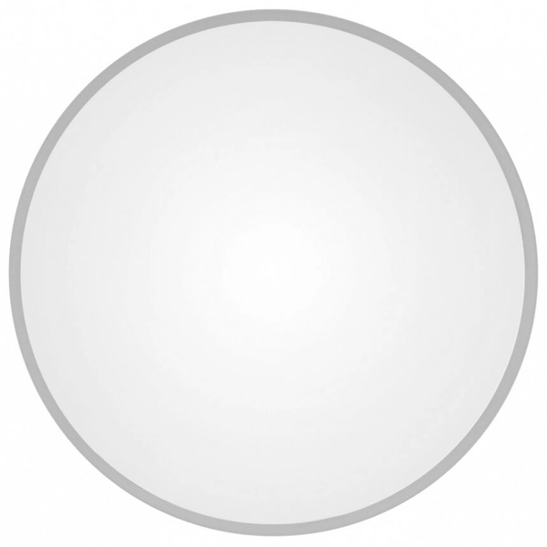 Szara lampa przysufitowa 137623692313 okrągła do salonu