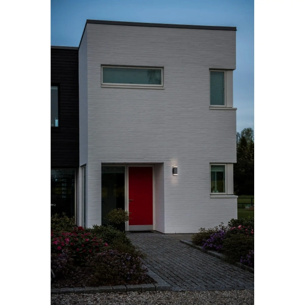 Metalowy kinkiet ścienny Elm 45331003 IP44 ogrodowy czarny