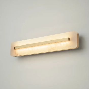 Podłużny kinkiet ścienny Albatre MOD366WL-L9BS3K LED 8W 3000K mosiądz