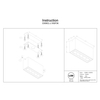 Zewnętrzna lampa sufitowa Ares O309CL-L10GF3K LED 10W 3000K IP54 grafitowy