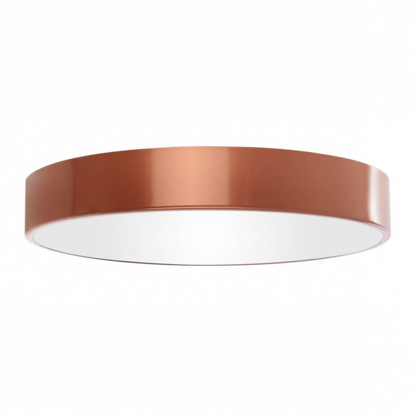 LAMPA sufitowa 137623619709 TEAM okrągła OPRAWA natynkowy plafon metalowy miedziany