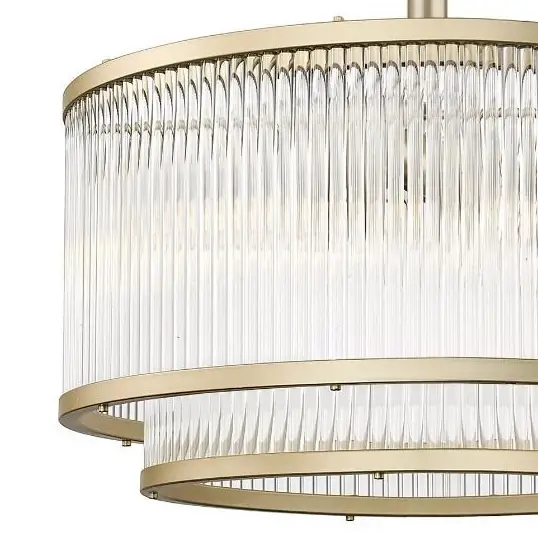 Klasyczna lampa sufitowa SERGIO C0528-05H-V6AC szklana okrągła złota