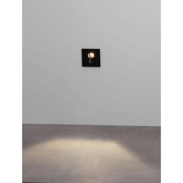 Ogrodowa lampa ścienna ZALIRCO LE75332 LED 3W 2700K IP65 antracyt